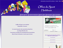 Tablet Screenshot of office-sport-herblinois.org